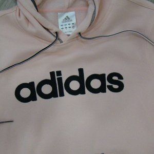 LAD Adidas Pull over Pink/Blck Hoodie Size Med